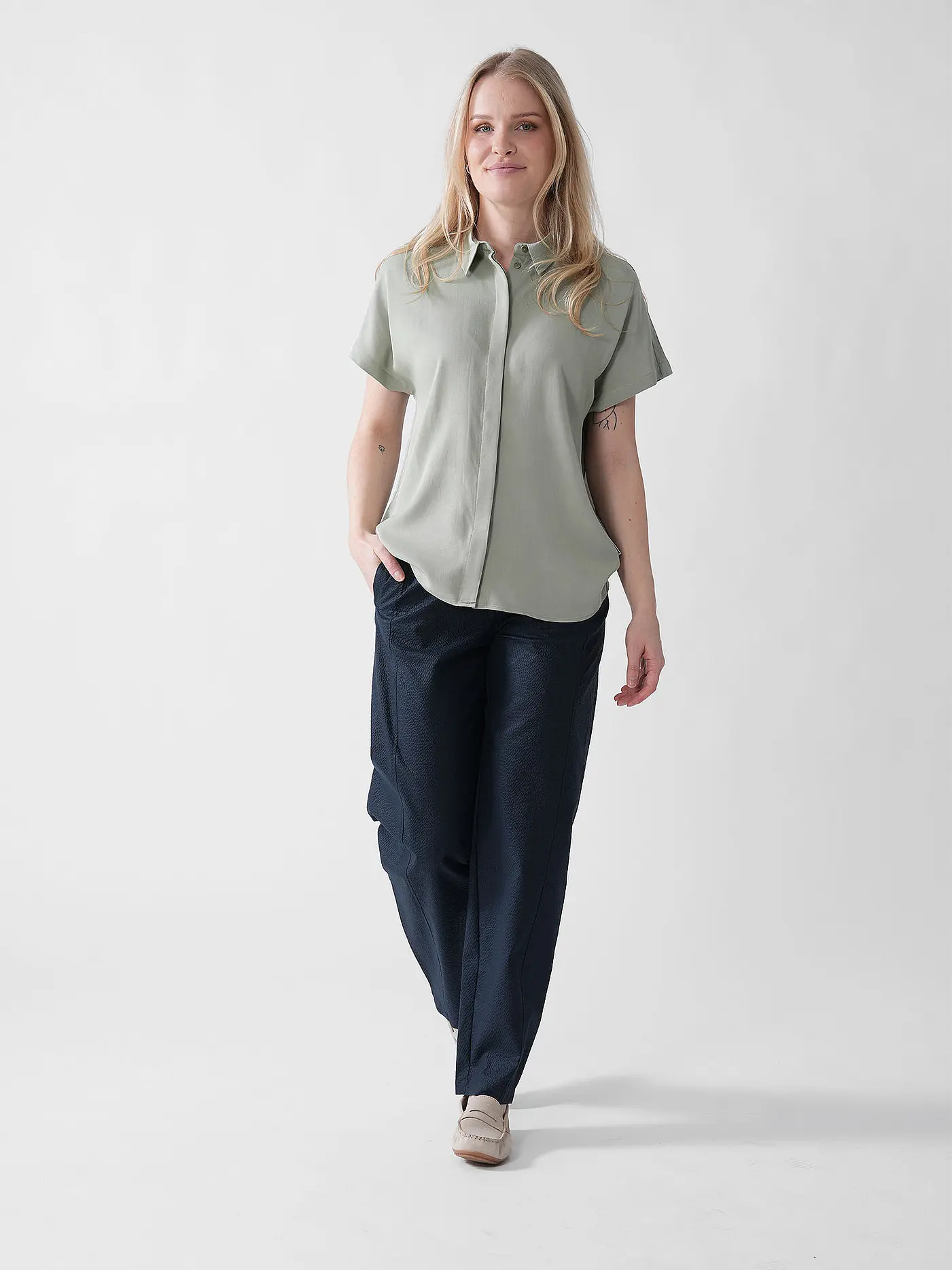 ARMEDANGELS | Bluse LARISAANA | hellgrün